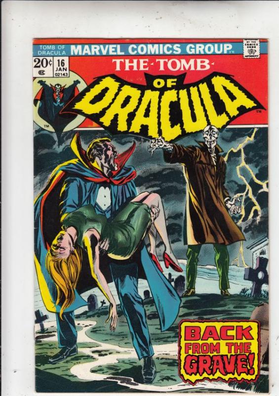 Tomb of Dracula #16 (Jan-74) VF/NM High-Grade Dracula