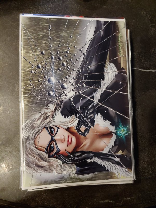 ​BLACK CAT #1 GREG HORN COMICXPOSURE EXCLUSIVE VIRGIN VARIANT