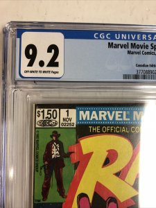 Marvel Movie Spotlight (1982) # 1 (CGC 9.2 OWTWP) Canadian Price Variant CPV