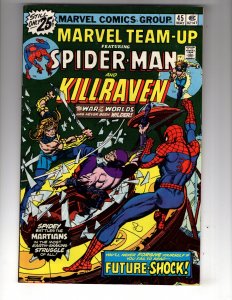 Marvel Team-Up #45 (1976) VF+ Spidey & Killraven!  / ID#695