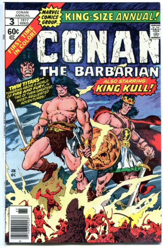 CONAN the BARBARIAN #3 Annual, VF+, Robert Howard, Buscema, more in store