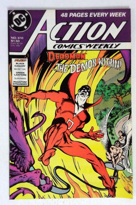 Action #610 Deadman Black Canary Phantom Stranger DC (1988) VF/NM
