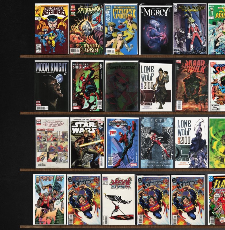 Huge Lot 140+ Comics with Ultimate Spider-Man, Action Comics, Superman & More!