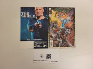 2 Image IDW Comics #1 Siege + #1 The Shield FCBD 21 TJ29