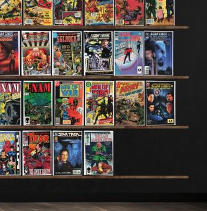 Huge Lot 150+ Comics with Star Trek, Sgt. Rock, X-Men 2099, War & More!