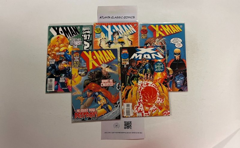 5 X-Man Marvel Comics Books #17 25 27 28 Annual #1 94 JW11