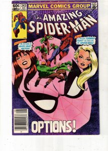 The Amazing Spider-Man #243 (1983) VF/NM High-Grade Mary Jane/Gwen Cover Wow!