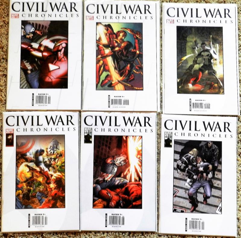 MARVEL CIVIL WAR CHRONICLES COLLECTION 1-12 HIGHER GRADE (CAPT. AMERICA MOVIE!!)