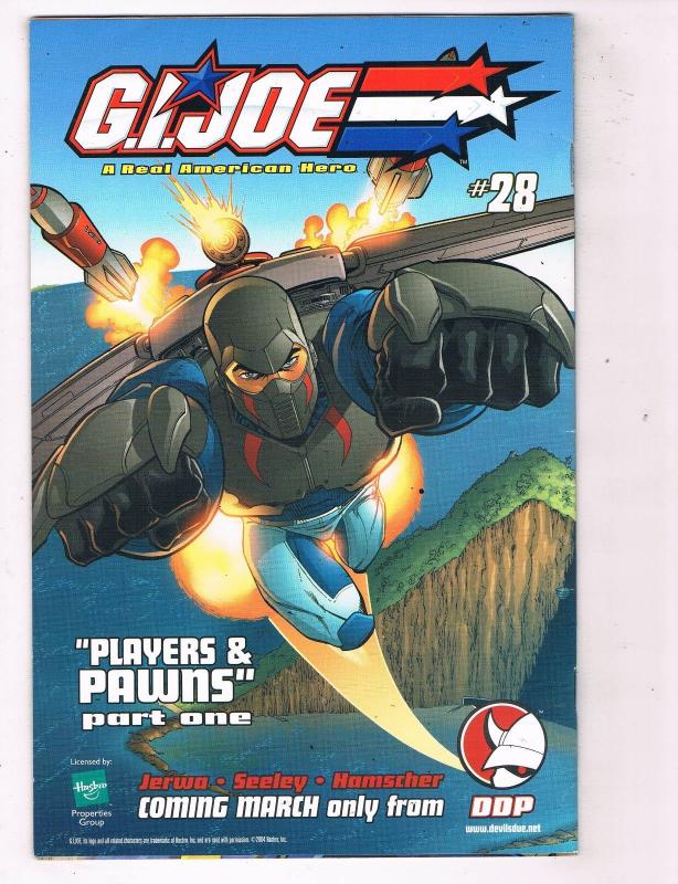 Gi Joe A Real American Hero #27 VF DDP Comics Comic Book Feb 2004 DE48