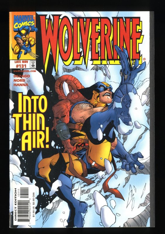 Wolverine (1988) #131 VF/NM 9.0 Recalled due to Racial Slur!