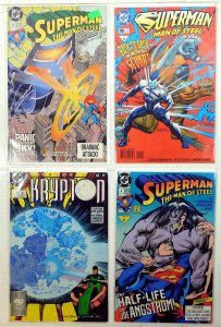 Superman Lot 4 #Man Steel 4, 9, 70, World Krypton 3 1988 DC 1st Print Comics
