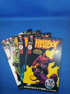 HELLBOY SEED OF DESTRUCTION 1-4 COMPLETE NM 1994