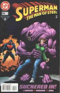 Superman: The Man of Steel #59 VF ; DC | Parasite Louise Simonson