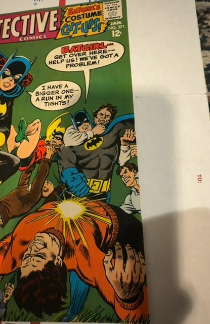 Detective Comics #371 (1968) Batman costume cut up infantino