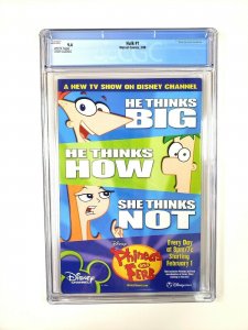 HULK #1 CGC Grade 9.4 Marvel 2008 RED HULK 1st appearance THUNDERBOLT ROSS