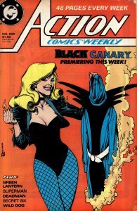 Action Comics Weekly #609 (1988) Black Canary