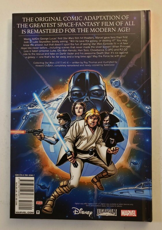 STAR WARS EPISODE IV  A NEW HOPE HARD COVER INTRO BY PETER MAYHEW 1ST PRINT