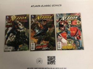 3 DC Comic Books Action Comics #18 19 20  Batman  Superman 131 KE1