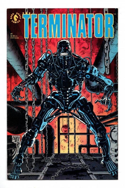 THE TERMINATOR #04 (1990) CHRIS WARNER | COPPER AGE | TRADE DRESS