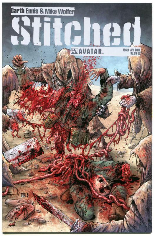 STITCHED #1 2 3 4 5 6, NM, Garth Ennis, Mike Wolfer, 2011,more in store, 1-6, B