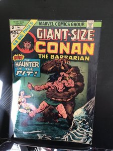 Giant-Size Conan #2  (1974) Barry Smith, Gil cane art! Mid high grade! FN/VF