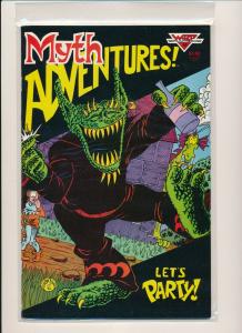 Warp Graphics LOT OF 6- MYTH ADVENTURS #7-12 F/VF(PF852)