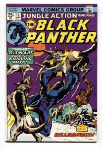 JUNGLE ACTION #12 1974 BLACK PANTHER - comic book vf/nm