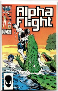 Alpha Flight #41 (1986) Alpha Flight [Key Issue]