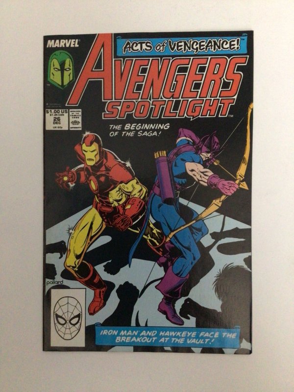 Avengers Spotlight #26 Direct Edition (1989)