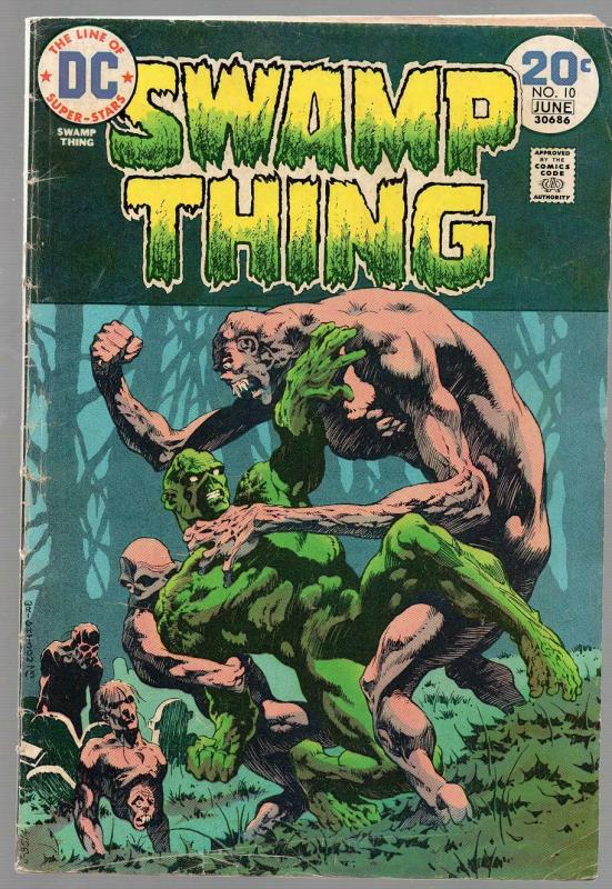 SWAMP THING 10 GD June 1974