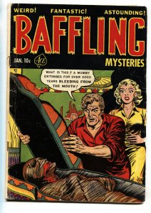 Baffling Mysteries #13 1953-Golden Age horror- Werewolf- Bloody mummy