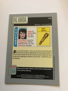 BIG BARDA #114 card : 1992 DC Universe Series 1, NM/M, Impel