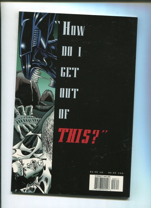 SUPERMAN VS ALIENS #3 (9.2) 1995 JURGENS/NOWLAN