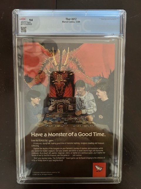 The Mighty Thor #412 (1989) - CGC 9.4 - 1st New Warriors !!