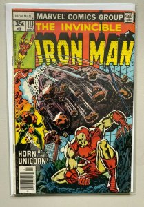 Iron Man #113 Newsstand 1st Series 4.0 VG (1978)
