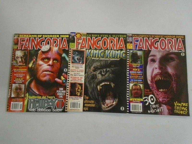 Fangoria magazine lot 7 different issues (O'Quinn Studios)