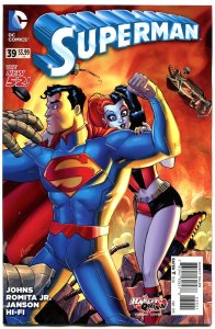 DC Comics New 52 Superman #39 Harley Quinn Variant Cover