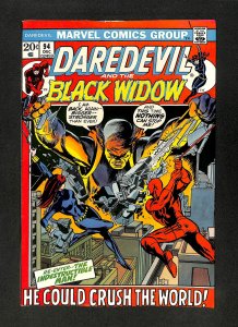 Daredevil #94 He Can Crush the World! Black Widow!