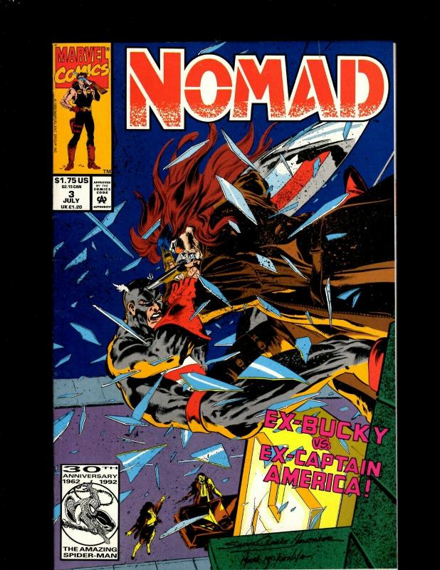 9 Comics Nightcrawler #2 3 4, Nomad #1 2 3, Nth Man #1 2, Obnoxio #1 JF25