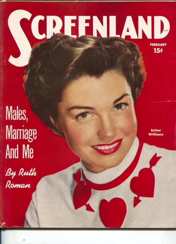 ScreenLand-Esther Williams-Shelley Winters-Glenn Ford-Gordon MacCrae-Feb-1951