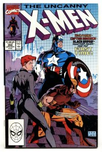 UNCANNY X-MEN #268 1990-Captain America-Black Widow -VF/NM 