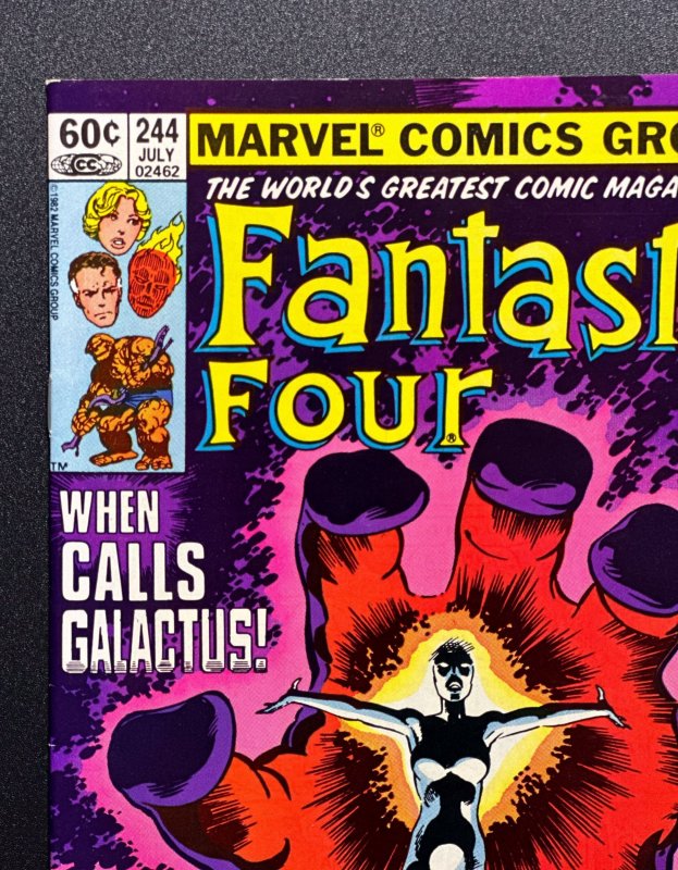 Fantastic Four #244 (1982) 1st Frankie Raye-Herald of Galactus - VF Newsstand