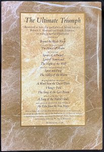 ULTIMATE TRIUMPH - Robert E Howard - Frazetta - Limited edition - #131/1,500