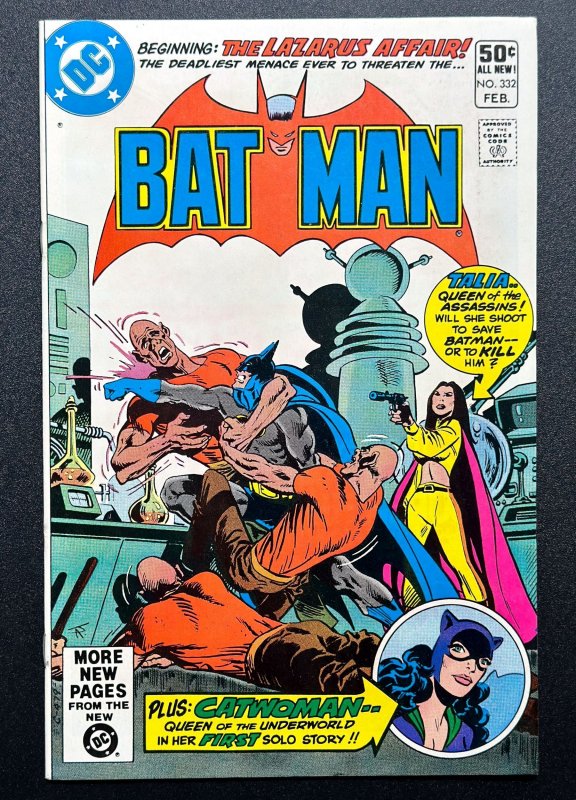 Batman #332 (1981) Jim Aparo Art - [Key] 1st solo Catwomen - VF/NM!