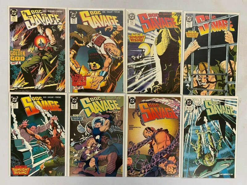 Doc Savage set #1-24 + Annual avg 8.5 VF+ (1988-90 2nd DC Series)