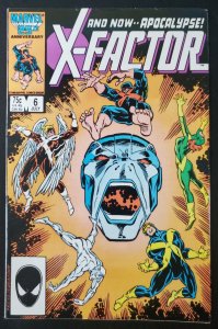 X-Factor #6 Comic 1st Full Appearance Of Apocalypse 1986 Marvel FN