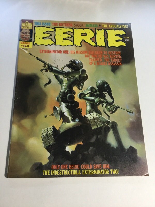 Eerie 64 Vf Very Fine 8.0 Magazine 1975