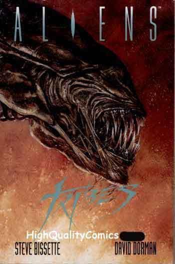 ALIENS : TRIBES hc/dj,1st, 1992, Sci-Fi, Dave Dorman, Steve Bissette, NM