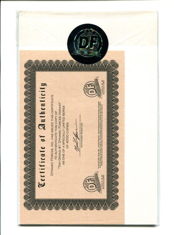 Ten Grand #1 - Jae Lee Dynamic Forces Exclusive Variant LTD to 4000 (9.2ob) 1998