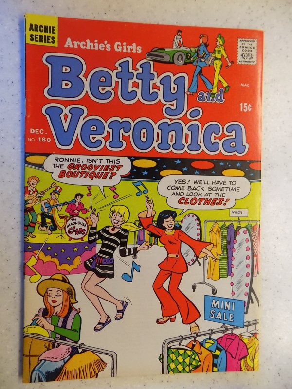 BETTY AND VERONICA # 180 ARCHIE JUGHEAD VERONICA BETTY RIVERDALE